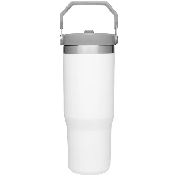 Stanley 30 oz Stainless Steel Ice Flow Flip Straw Tumbler