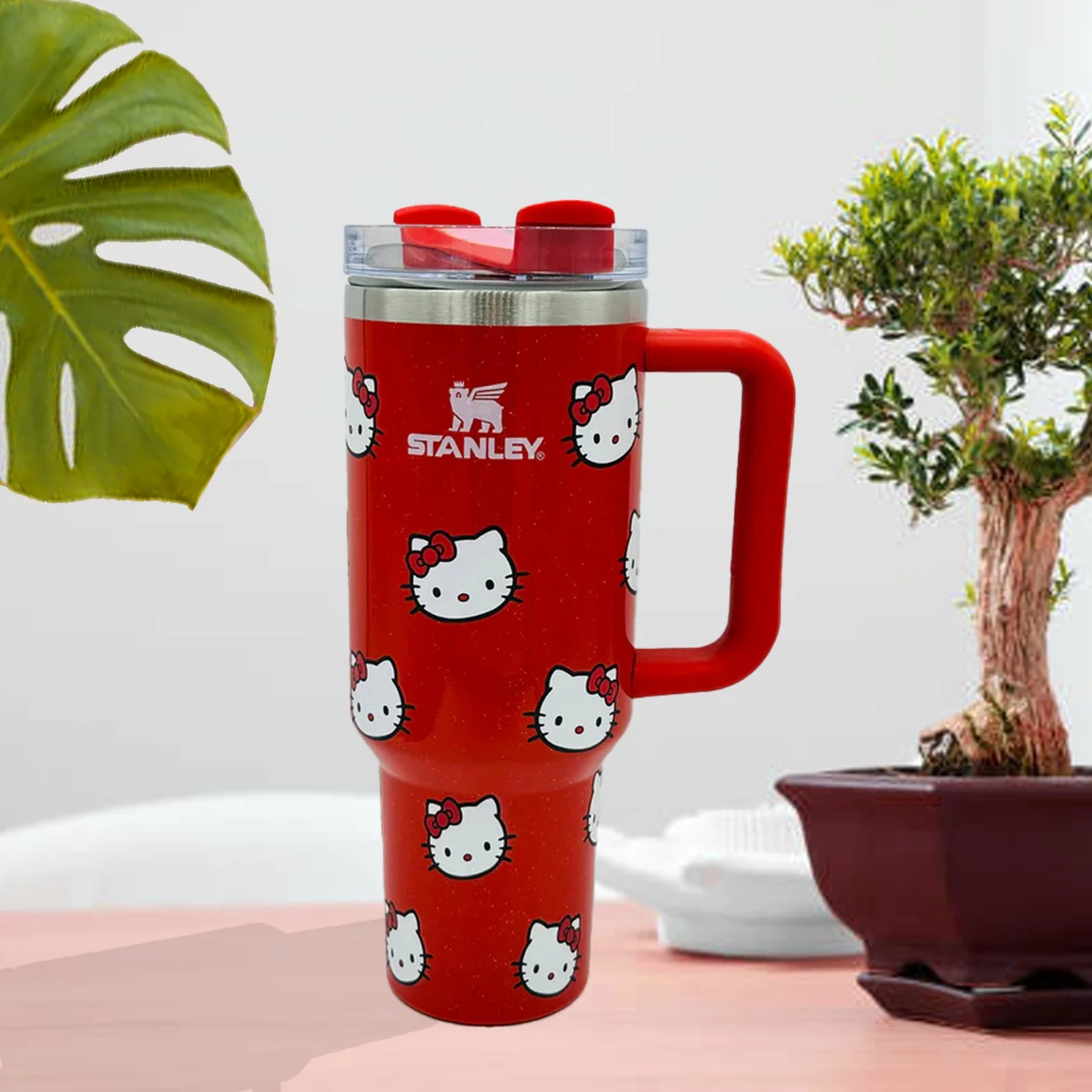 Stanley 30 oz Stainless Steel H2.0 Flowstate Quencher Tumbler - Valentine