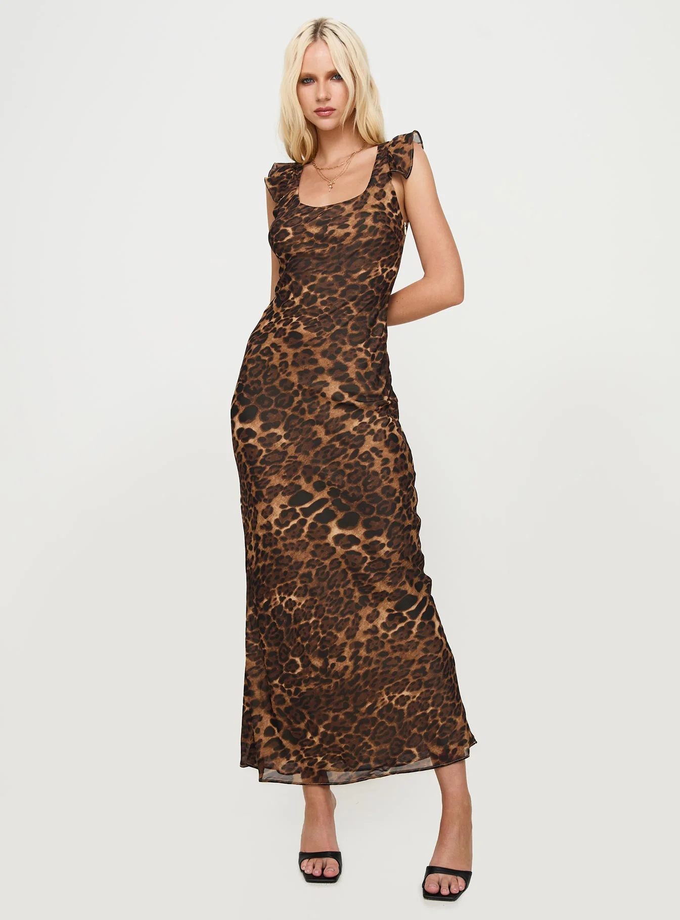 Channelle Maxi Dress Leopard